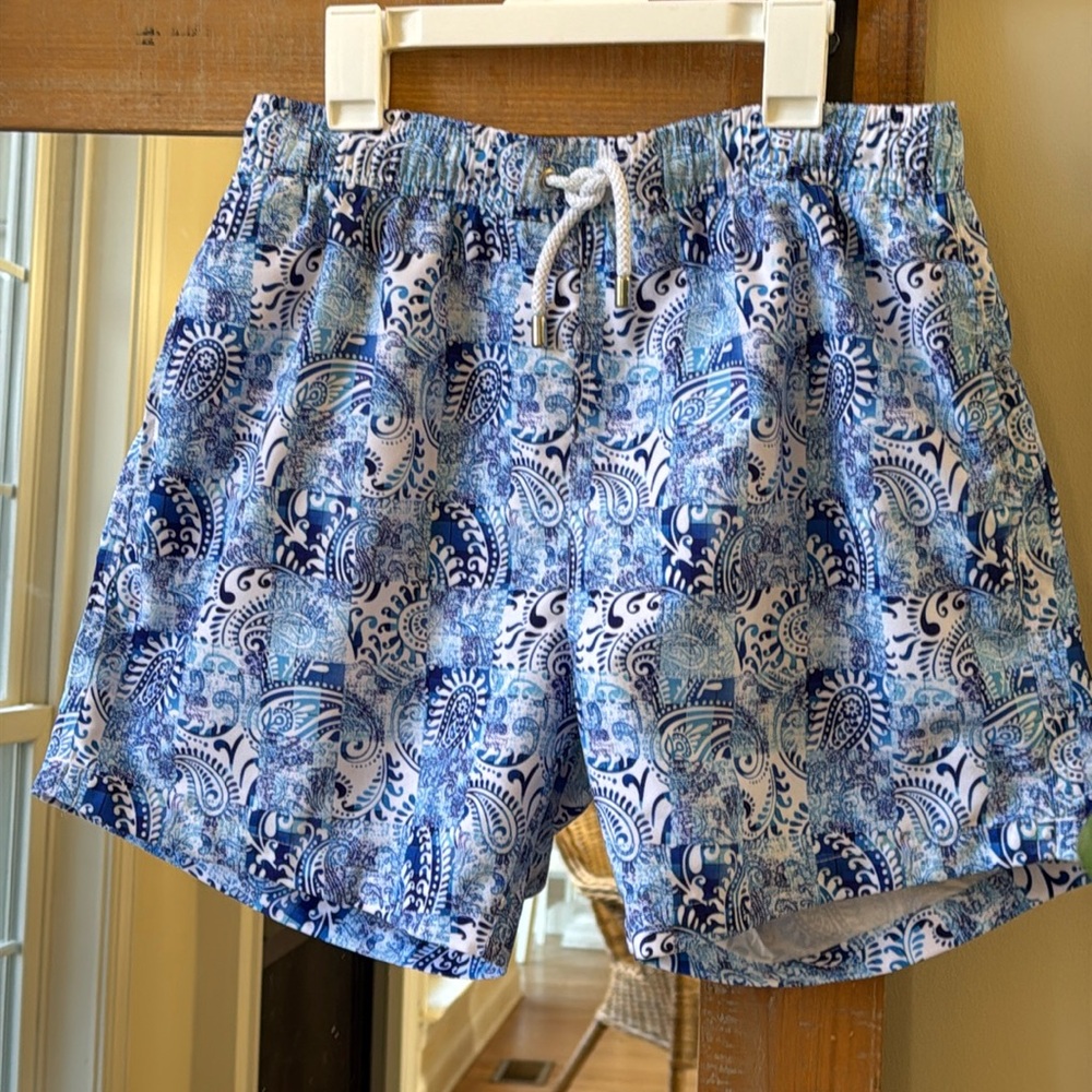 Bertigo Paisley Swim Trunks Size L